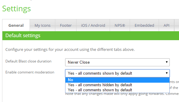 Comment moderation
