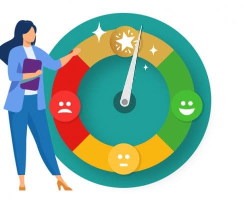 Customer Satisfaction dial