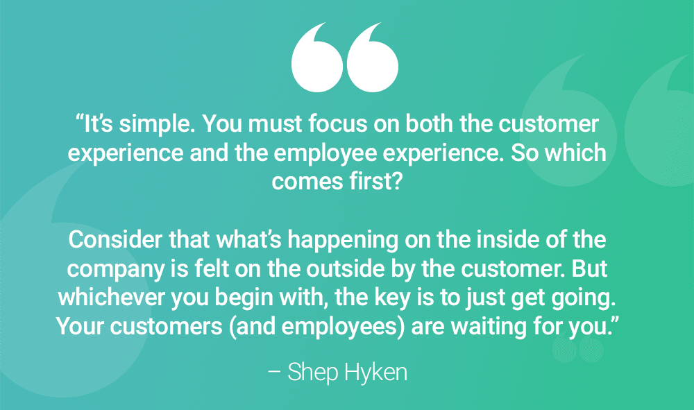 CX Customer Experience Shep Hyken Quote 