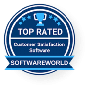 Customer Satisfaction Software bullet SoftwareWorld Top Rating