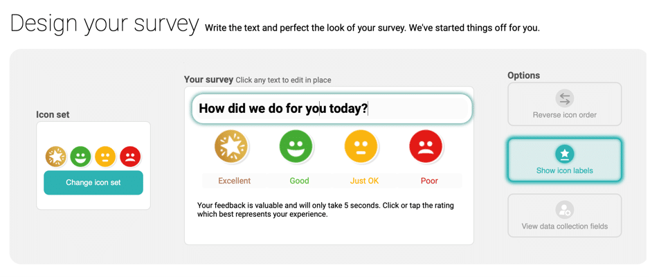 Customer Thermometer Survey in 60 Seconds_Design your Survey
