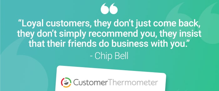 service desk customer thermometer quote chip bell