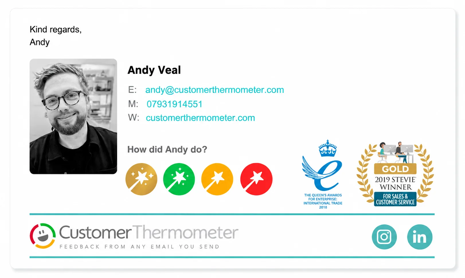 cool-email-signature-ideas picture email signature example gain customer feedback