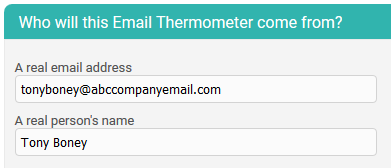 email survey who from email