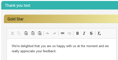 landing page thank you configuration