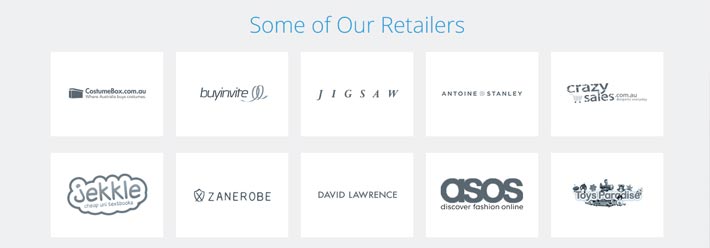 Some of ParcelPoint's customers