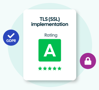 TLS SSL, GDPR and security badges
