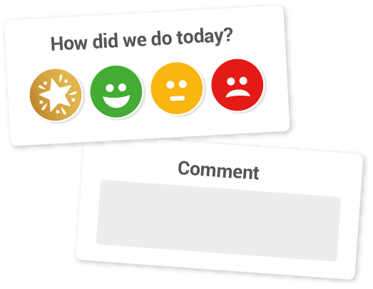 Example Customer Thermometer survey email
