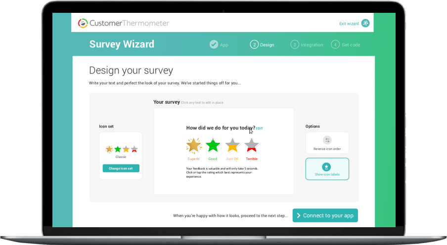 Survey wizard - design your survey