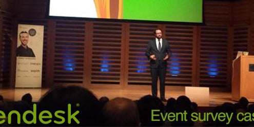 Zendesk 50% response rate event surveys